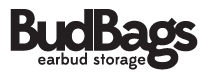 BudBags Brand Earbud Storage